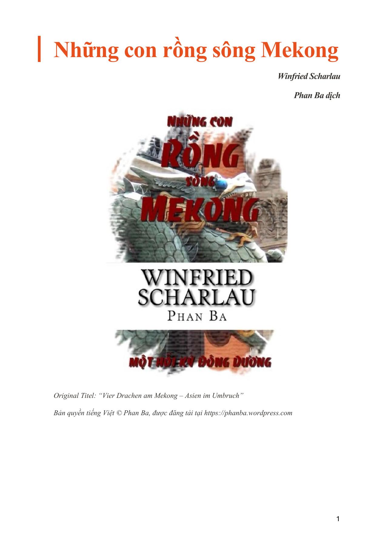 Những con rồng sông Mekong