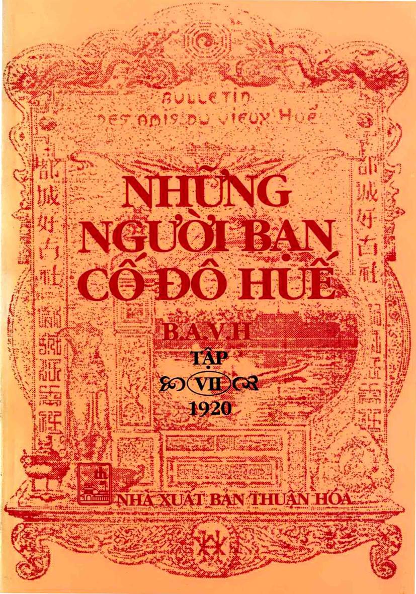 Những người bạn cố đô Huế Tập VII (1920)