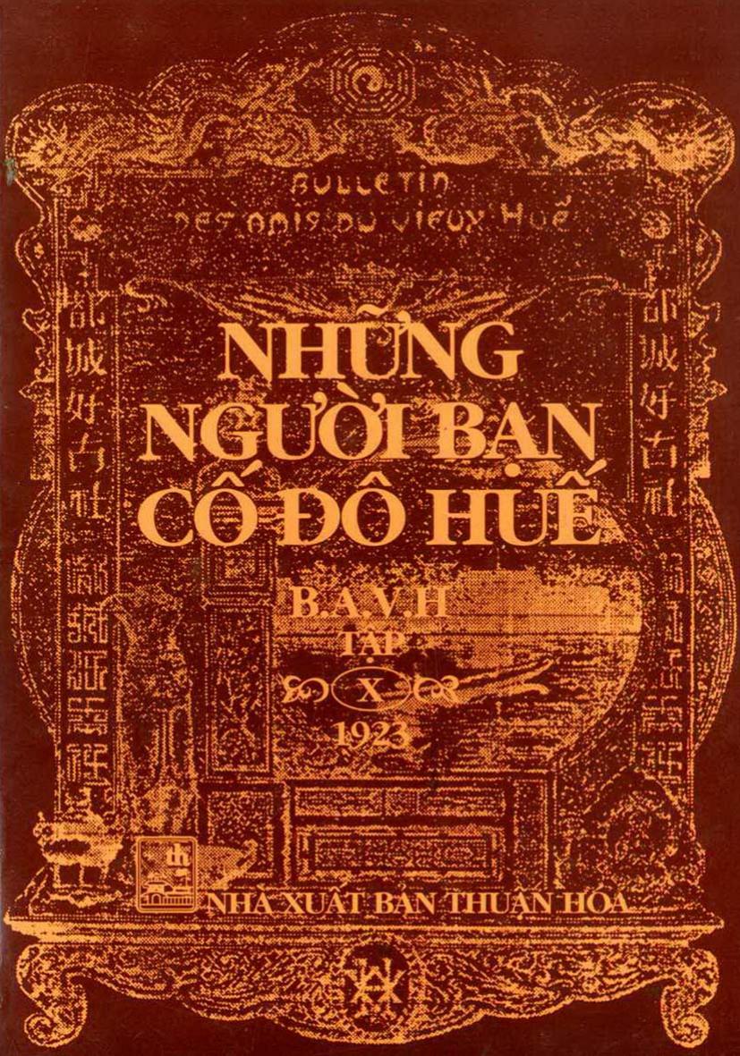 Những người bạn cố đô Huế Tập X (1923)