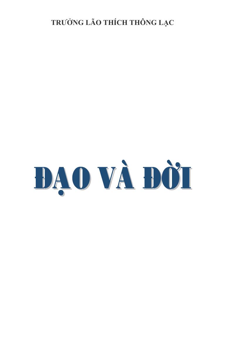 Đạo và đời