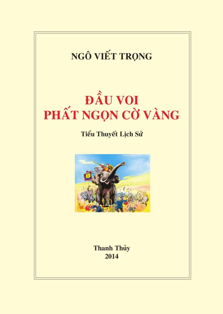 ĐẦU VOI PHẤT NGỌN CỜ VÀNG
