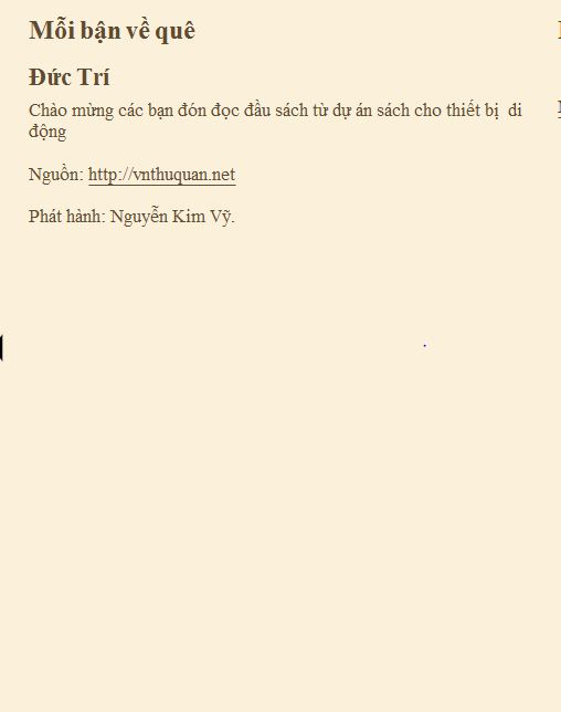 Mỗi bận về quê