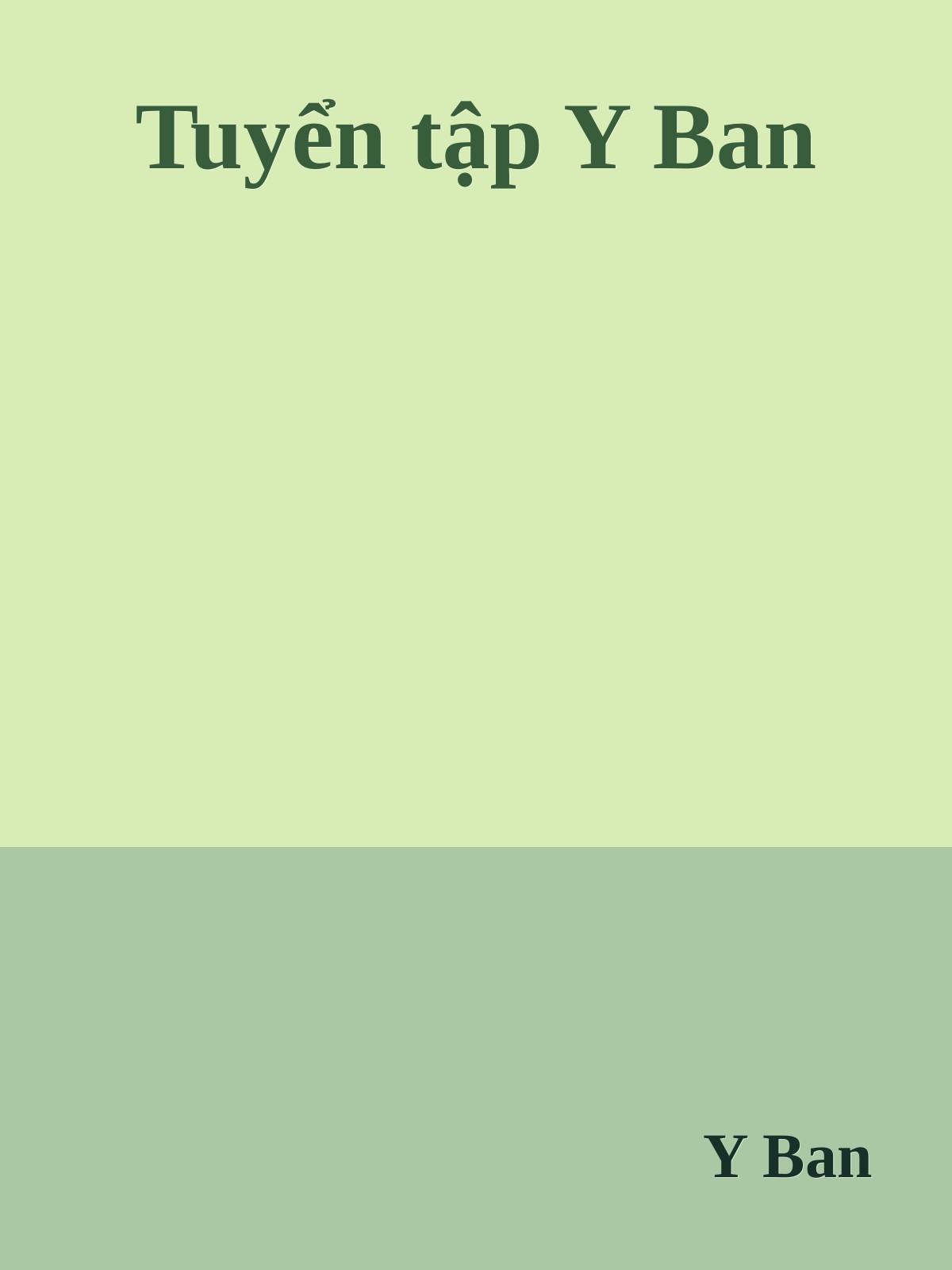 Tuyển tập Y Ban